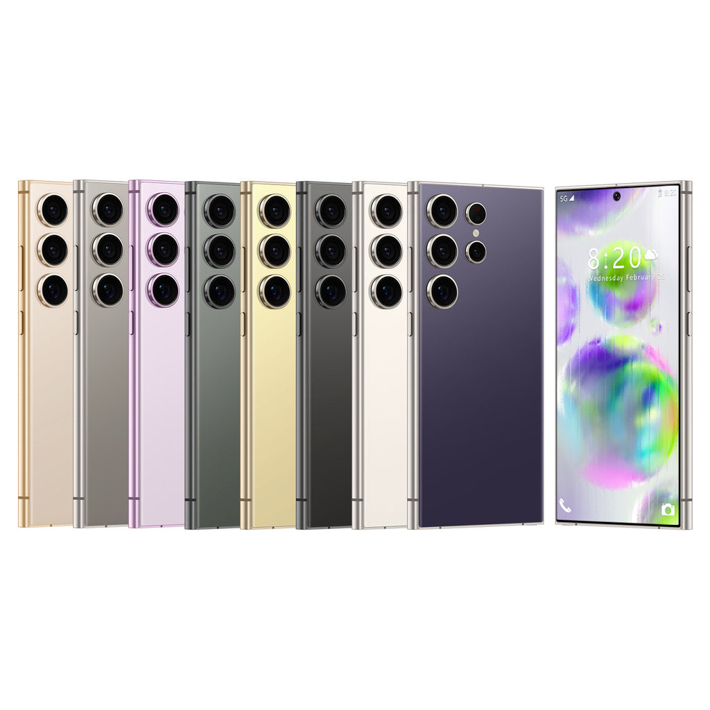 New S24 Ultra In Stock Cross-Border Android Smart 5g Phone 3G+16Gb High-End All-In-One Device For Foreign Trade With Large Screen