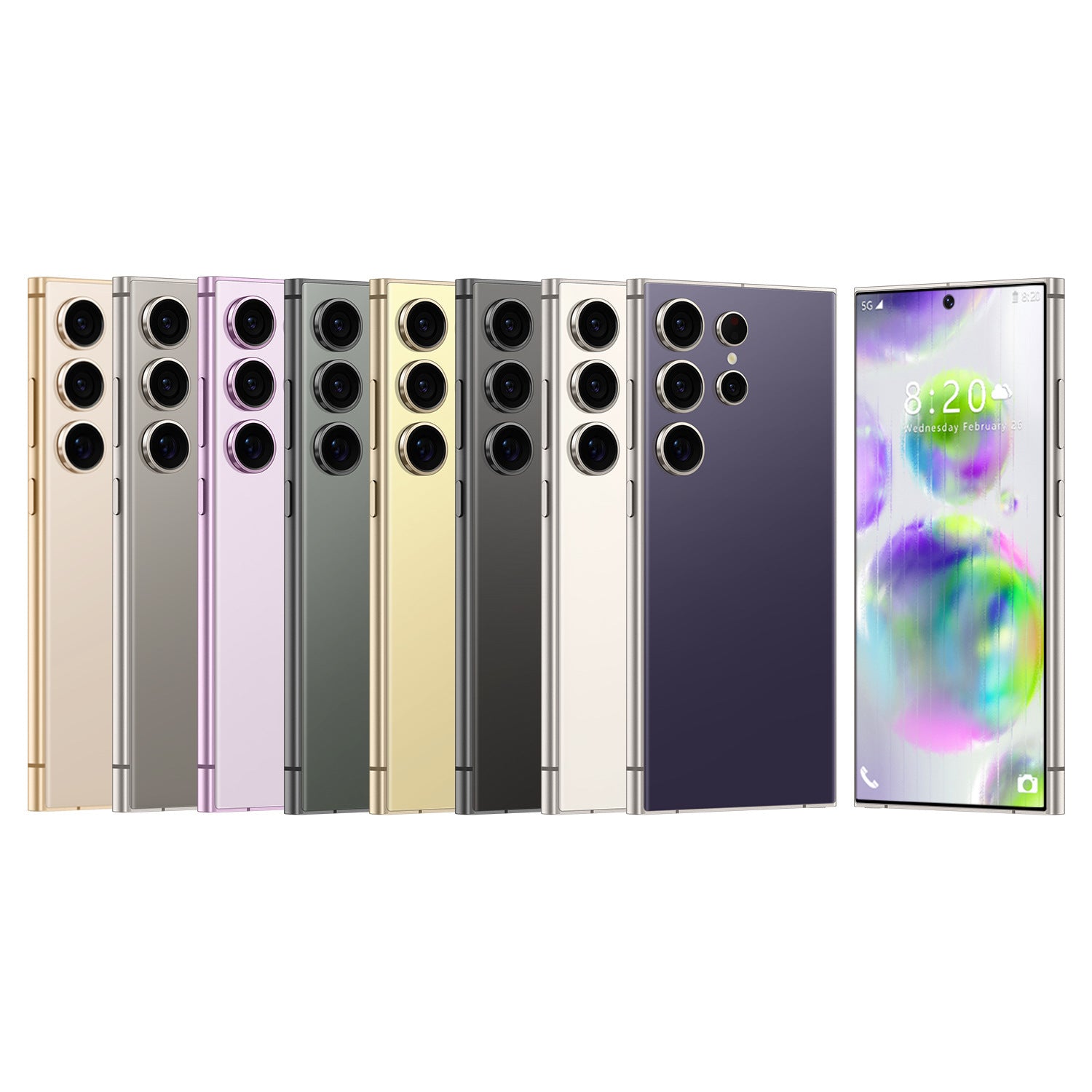 New S24 Ultra In Stock Cross-Border Android Smart 5g Phone 3G+16Gb High-End All-In-One Device For Foreign Trade With Large Screen