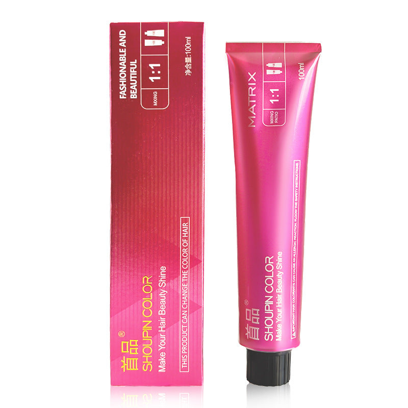 Ammonia-free Hair Cream Does Not Hurt The Hair Scalp Cover White Hair Single Color Cream Micro-tide Color Barber Shop Multi-segment Color Special