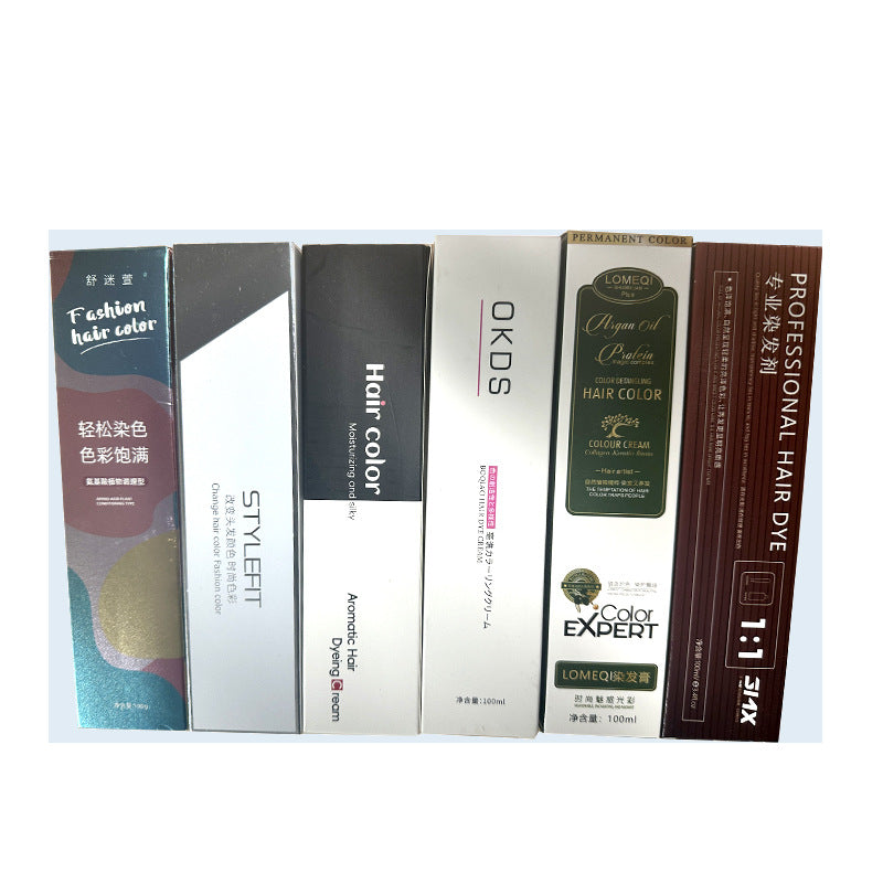 Iris Soot Blue Fog Blue Haze Blue Black Hair Dye Blue Gray Blue Hair Dye Cream Blue Female