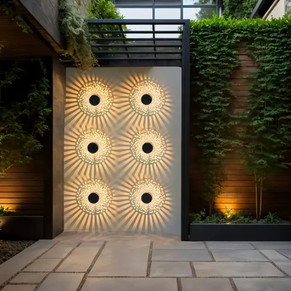 Solar Mandala Pattern Light 🌙✨