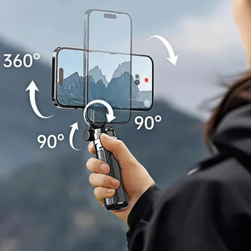4-in-1 Multifunctional Magnetic mini Selfie Stick with 360° Rotation