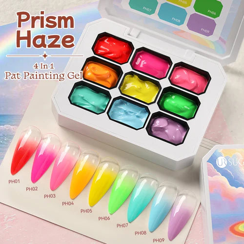 UR SUGAR 9 Colors Gradient Painting Gel Nail Art Gradient Color DIY