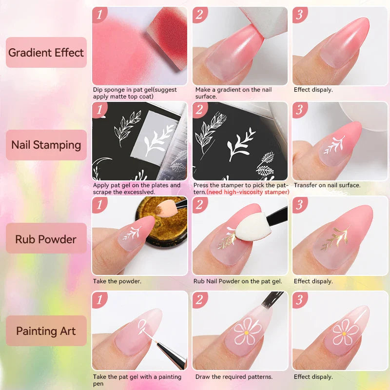 UR SUGAR 9 Colors Gradient Painting Gel Nail Art Gradient Color DIY