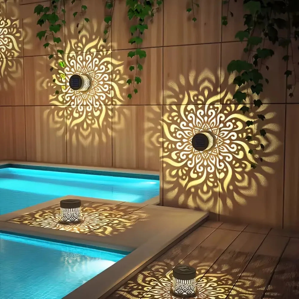 Solar Mandala Pattern Light 🌙✨
