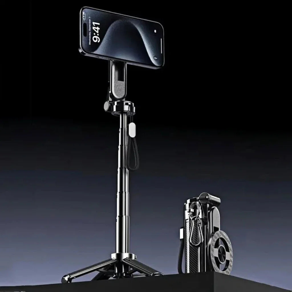 4-in-1 Multifunctional Magnetic mini Selfie Stick with 360° Rotation